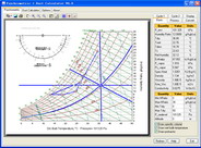 Psychrometric Chart + Duct Calculator screenshot Psychrometric Chart + Duct Calculator screenshot